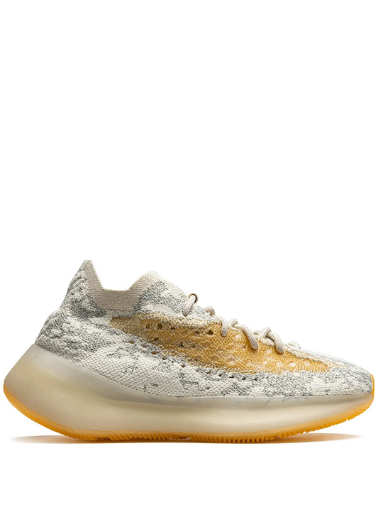 adidas Yeezy Boost 380 Yecoraite Sneakers — Yellow — Size US M 8.5 - US W 10 — Front View