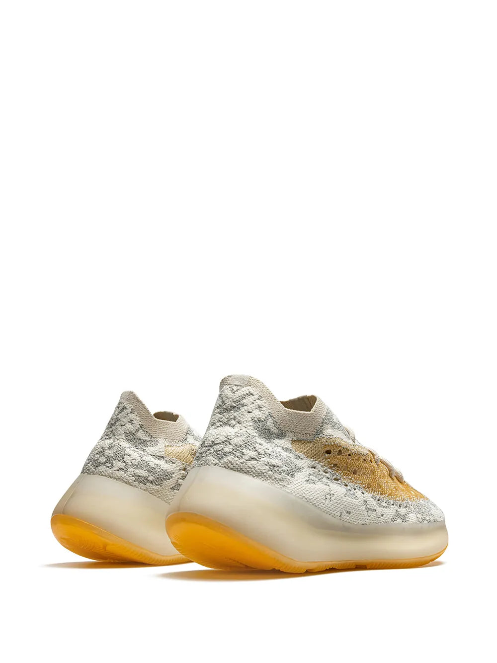 adidas Yeezy Boost 380 Yecoraite Sneakers — Yellow — Size US M 8.5 - US W 10 — Back View