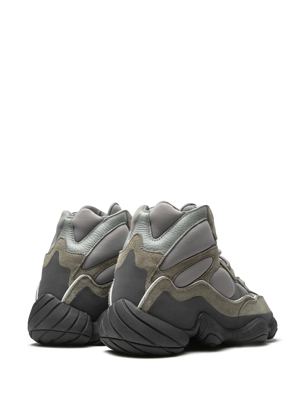 adidas Yeezy 500 High Mist Slate Sneakers — Mist Slate — Size US M 6 - US W 7.5 — Back View