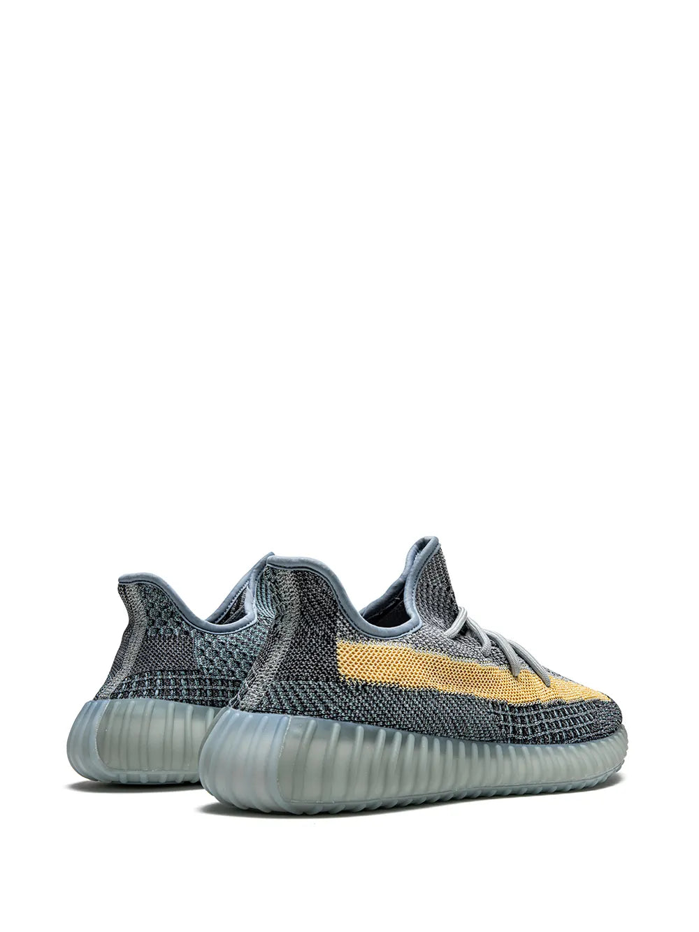 adidas Yeezy Boost 350 V2 Ash Blue Sneakers — Ash Blue — Size US M 9 - US W 10.5 — Back View