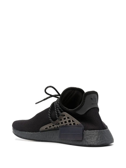 adidas X Pharrell Nmd Hu Black Future Sneakers — Black — Size US M 6 - US W 7.5 — Back View