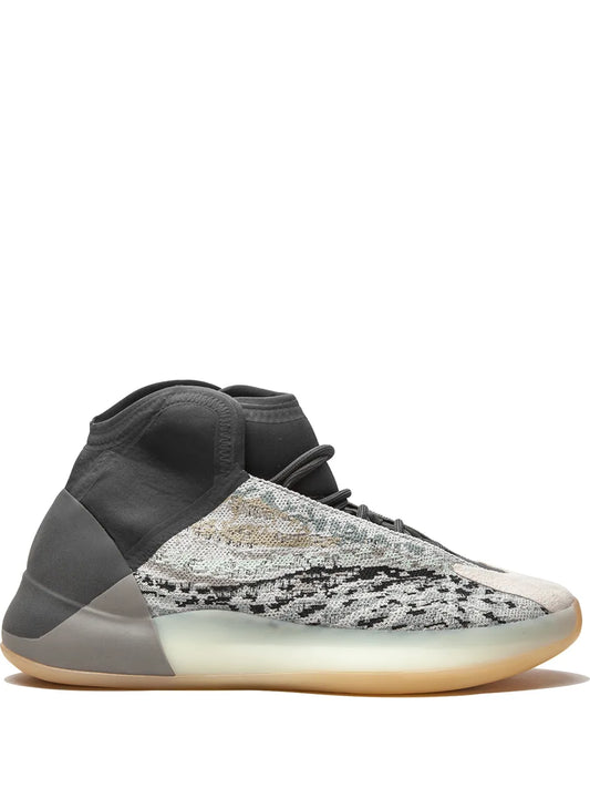 adidas Yeezy Qntm Sea Teal Sneakers — Grey — Size US M 3.5 - US W 5 — Front View