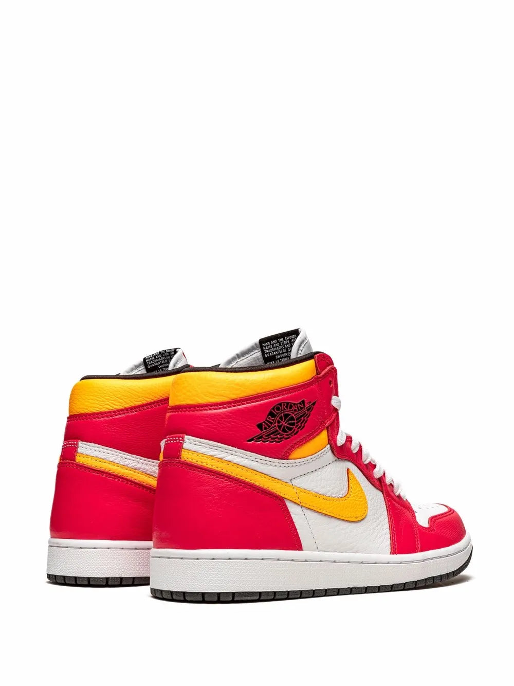 Air Jordan 1 High Og Light Fusion Red Sneakers — Same as shown — Size US M 6.5 - US W 8 — Back View