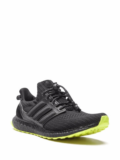 adidas X Ivy Park Ultraboost Black/Hi-Res Yellow Sneakers — Core Black/Hi-Res Yellow — Size US M 11.5 - US W 13 — Side View