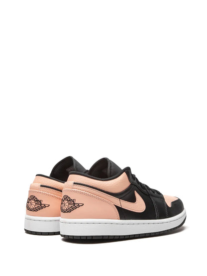 Air Jordan 1 Low Crimson Tint Sneakers — Crimson Tint/Black — Size US M 9.5 - US W 11 — Back View