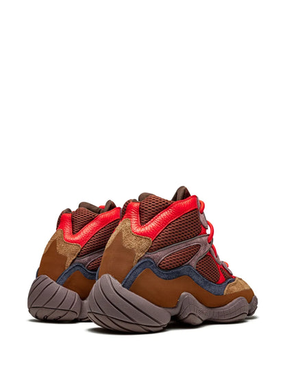 adidas Yeezy 500 High Sumac Sneakers — Mesh Panelling — Size US M 6 - US W 7.5 — Back View