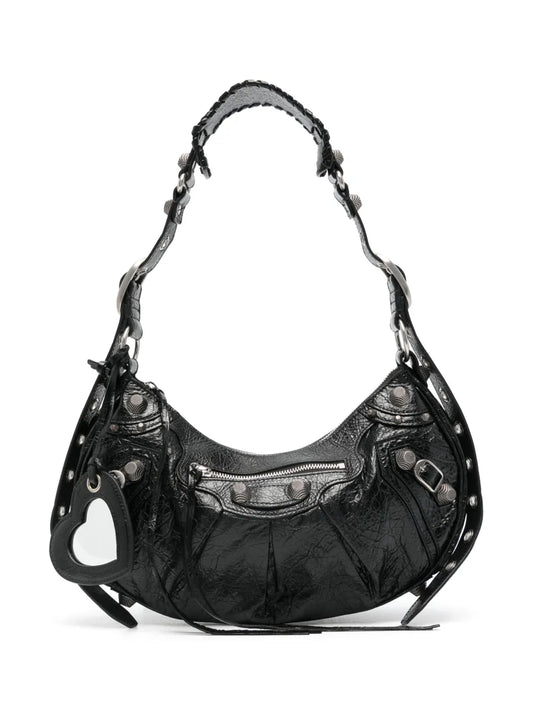 Balenciaga Le Cagole S Leather Shoulder Bag — Same as shown — Size One Size — Front View