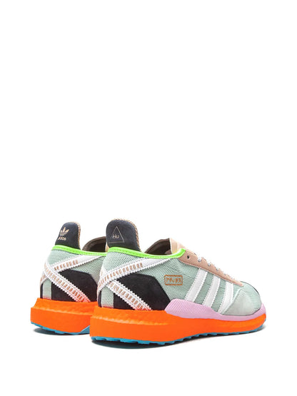adidas X Pharrel Williams X Nigo Tokyo Solar Hu Sneakers — Same as shown — Size US M 6 - US W 7.5 — Back View