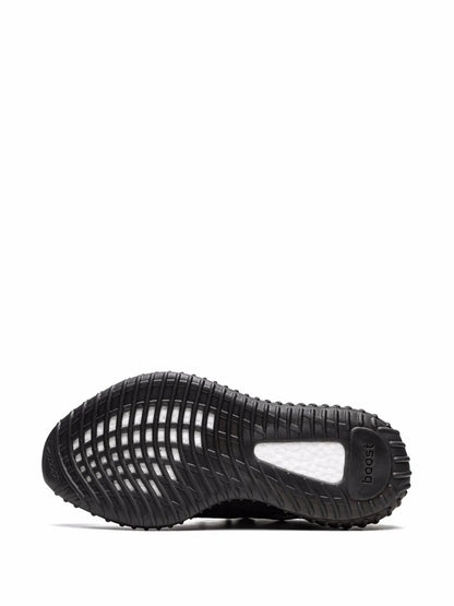 adidas Yeezy Boost 350 V2 Mono Cinder Sneakers — Black — Size US M 5.5 - US W 7 — Top View