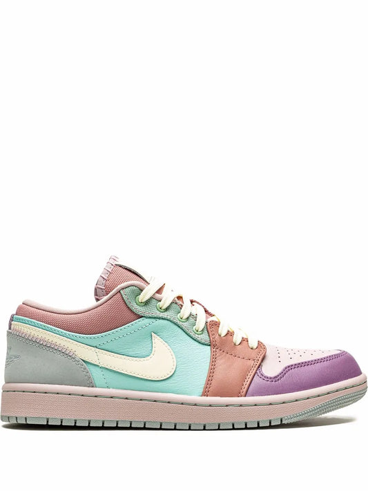 Air Jordan 1 Low Se Easter Pastel Sneakers — Multicolour — Size US M 9.5 - US W 11 — Front View