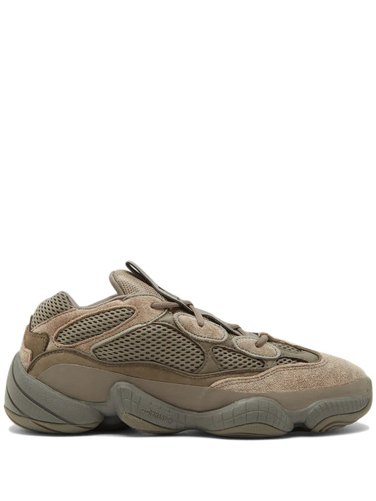 adidas Yeezy 500 Clay Brown Sneakers — Clay Brown — Size US M 6 - US W 7.5 — Front View