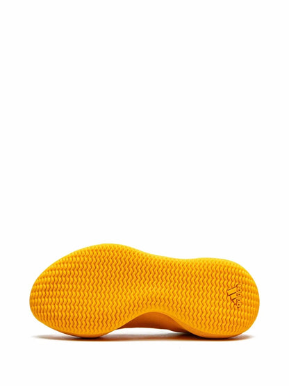 adidas Yeezy Knit Runner Sulfur Sneakers — Yellow — Size US M 3.5 - US W 5 — Top View