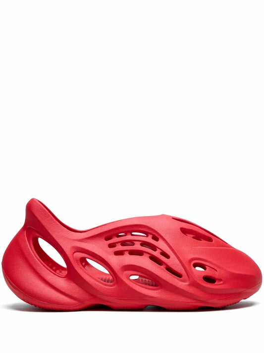 adidas Yeezy Foam Runner Vermillion Sneakers — Red — Size US M 3.5 - US W 5 — Front View