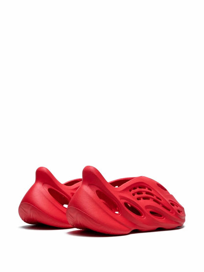 adidas Yeezy Foam Runner Vermillion Sneakers — Red — Size US M 3.5 - US W 5 — Back View