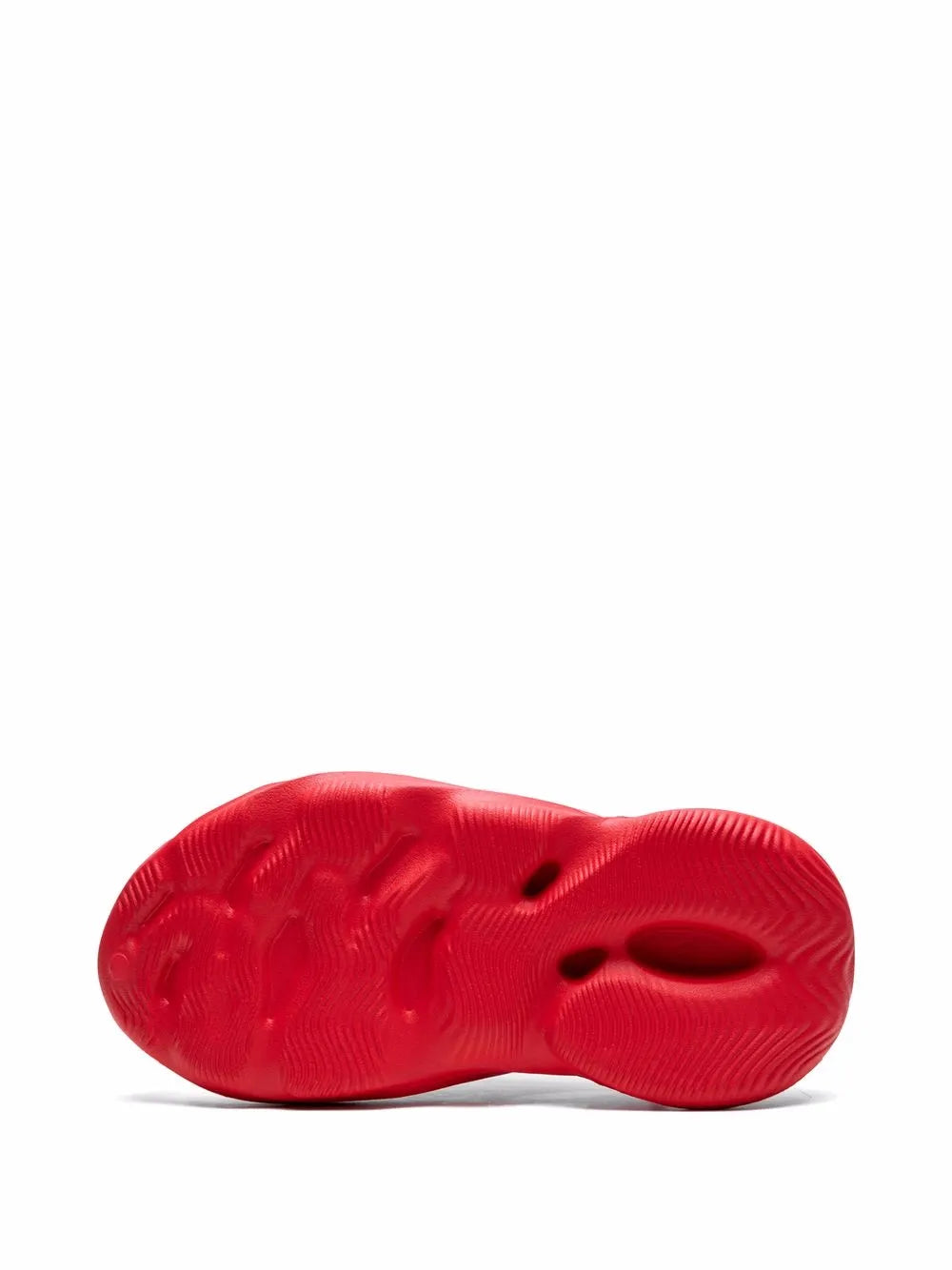 adidas Yeezy Foam Runner Vermillion Sneakers — Red — Size US M 3.5 - US W 5 — Top View