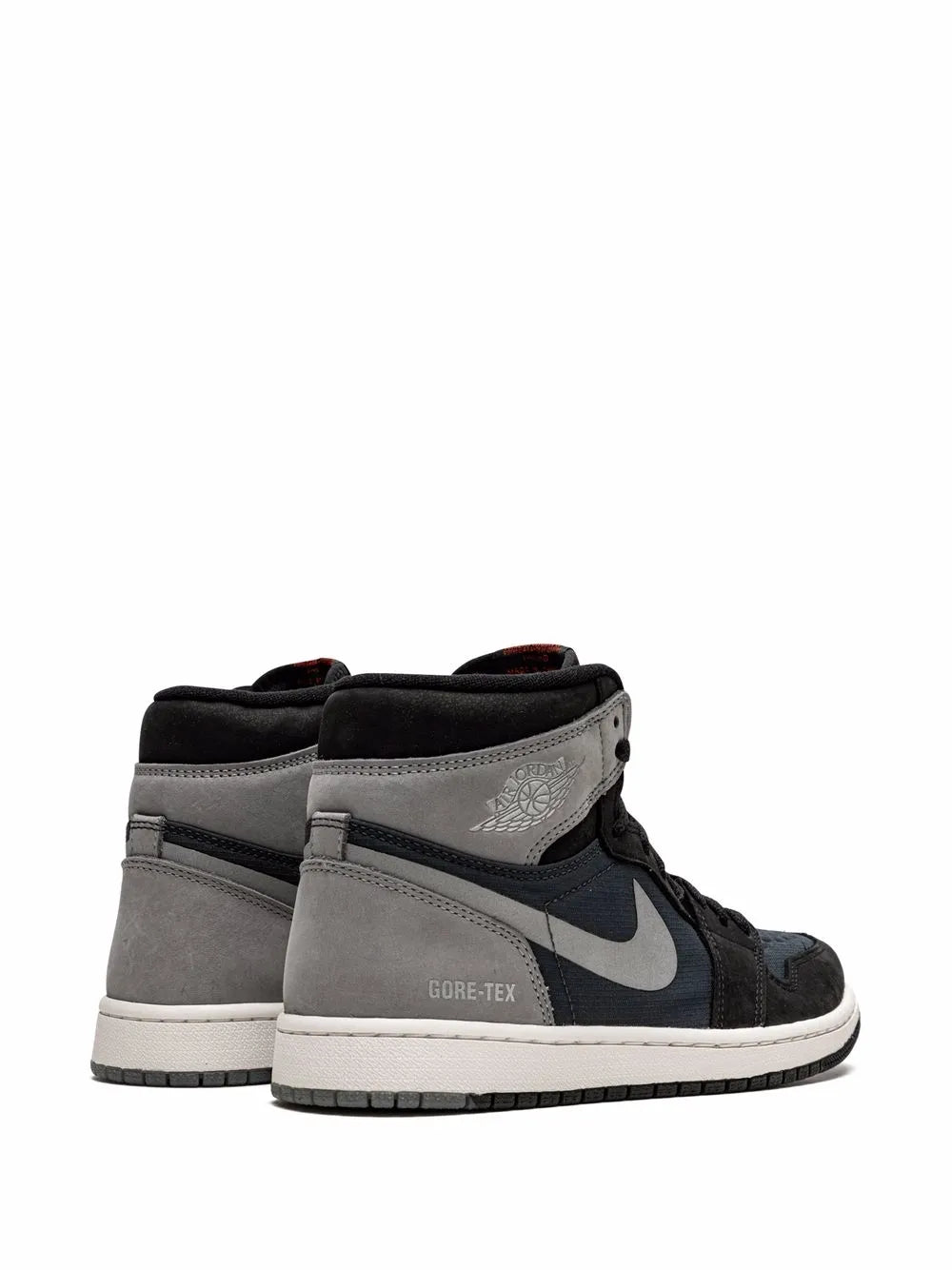 Air Jordan 1 Element Gore-Tex - Black Sneakers — Black/Grey — Size US M 6.5 - US W 8 — Back View