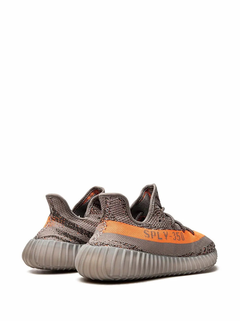 adidas Yeezy Boost 350 V2 Reflective Beluga Sneakers — Grey — Size US M 5.5 - US W 7 — Back View