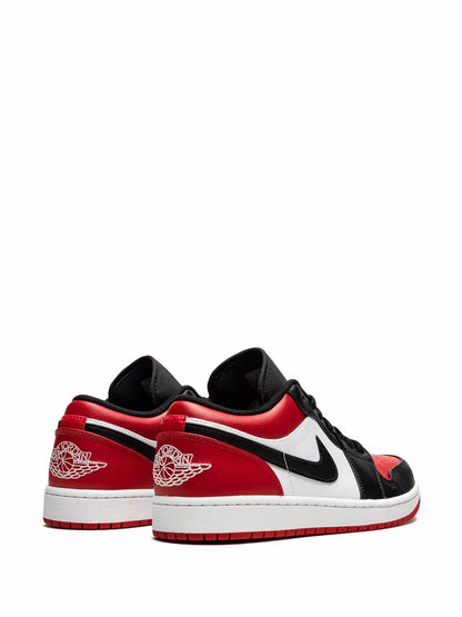 Air Jordan 1 Low Bred Toe Sneakers — Same as shown — Size US M 11.5 - US W 13 — Back View