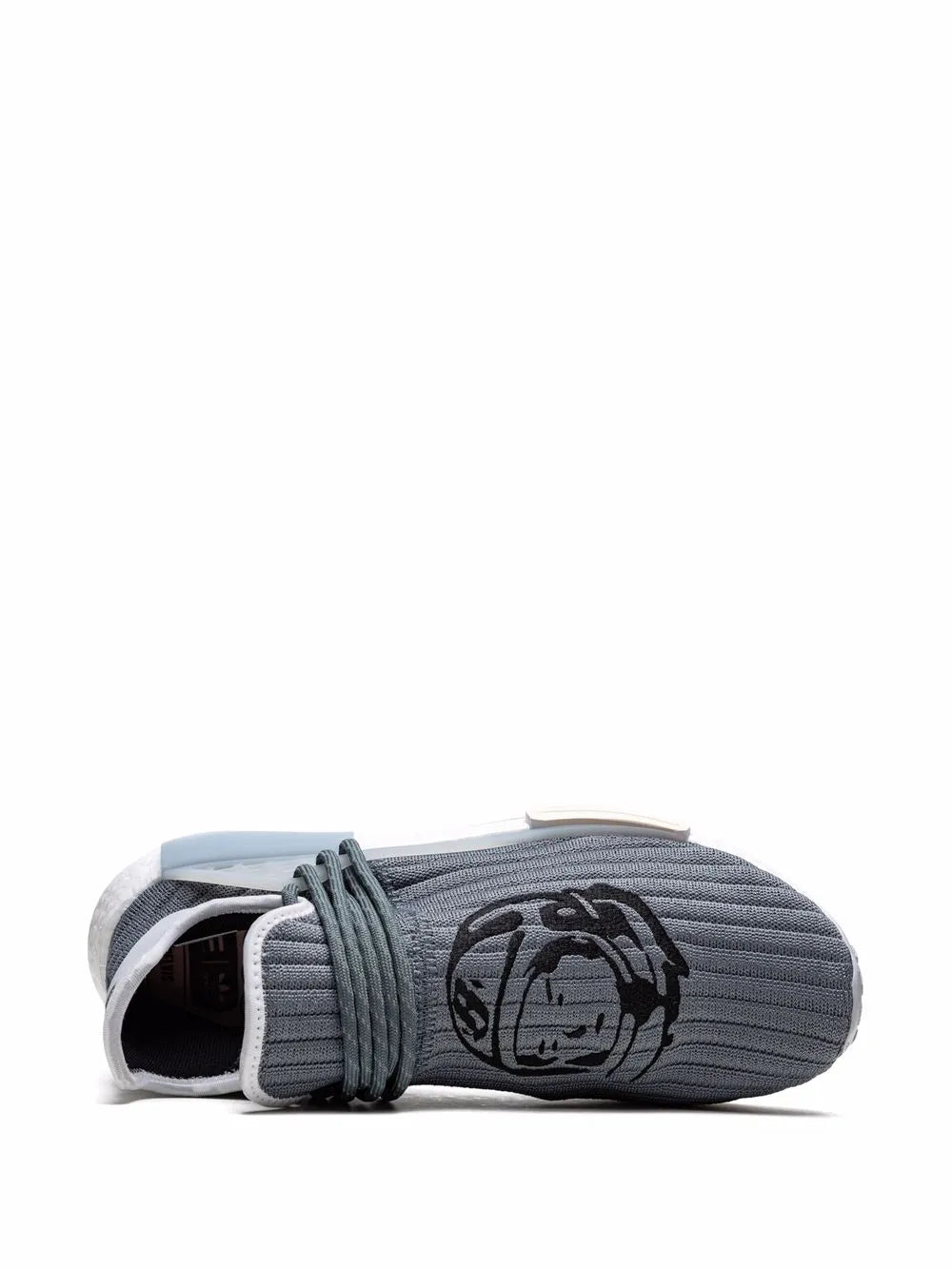 adidas X Billionaire Boys Club X Pharrell Hu Nmd  Astronaut Blue Sneakers — Grey — Size US M 8 - US W 9.5 — Top View