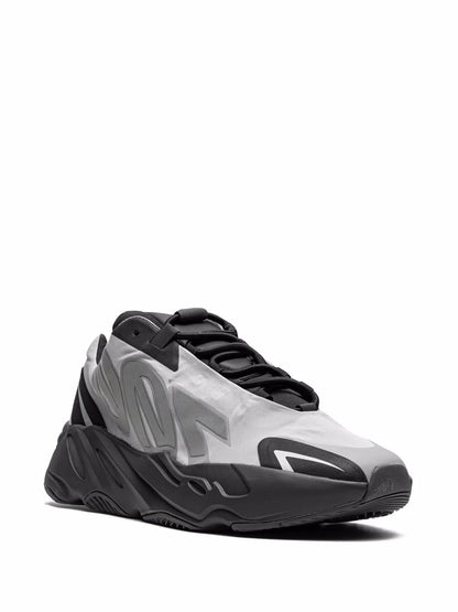 adidas Yeezy 700 Mnvn Metallic Sneakers — Silver-Tone/Black — Size US M 9 - US W 10.5 — Side View
