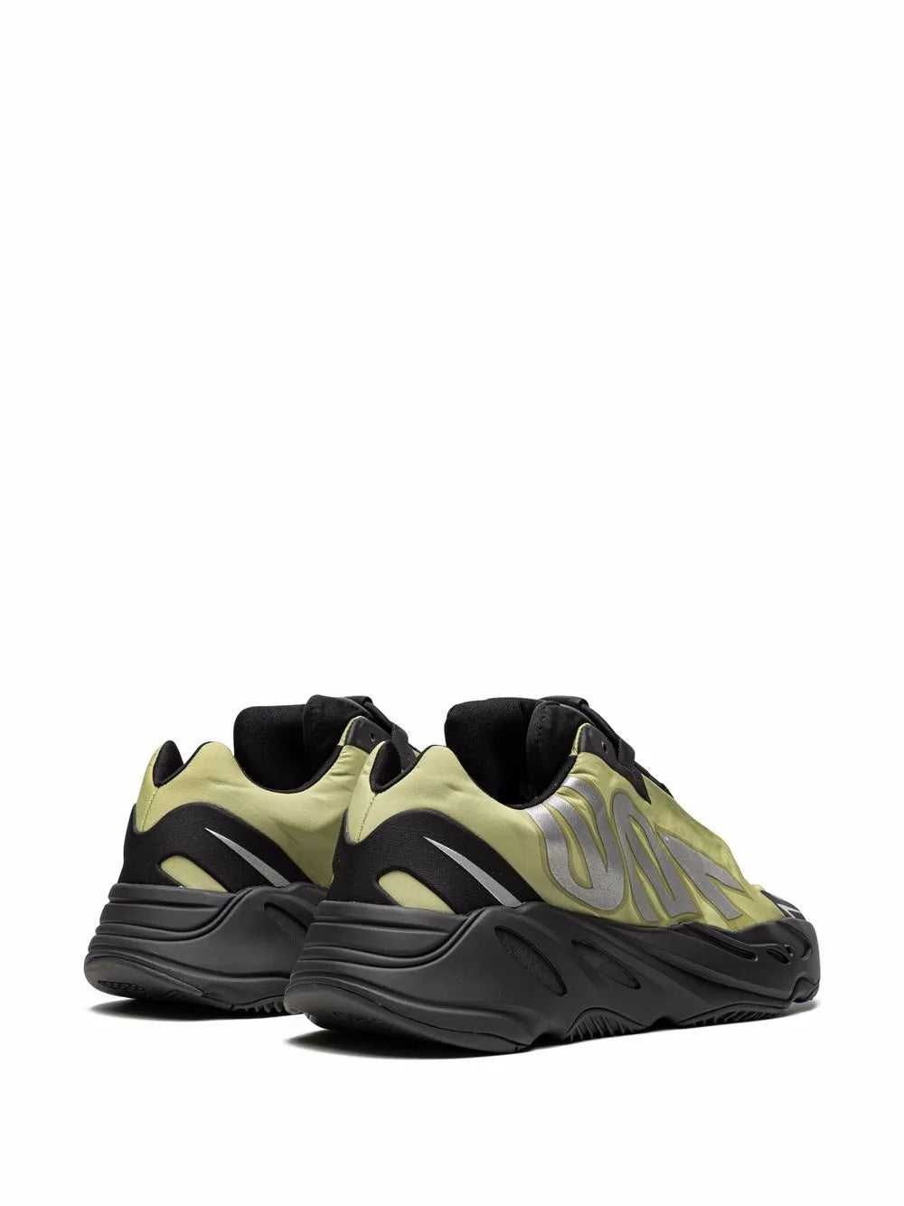 adidas Yeezy 700 Mnvn Resin Sneakers — Resin Brown/Yellow — Size US M 9 - US W 10.5 — Back View