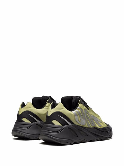 adidas Yeezy 700 Mnvn Resin Sneakers — Resin Brown/Yellow — Size US M 9 - US W 10.5 — Back View