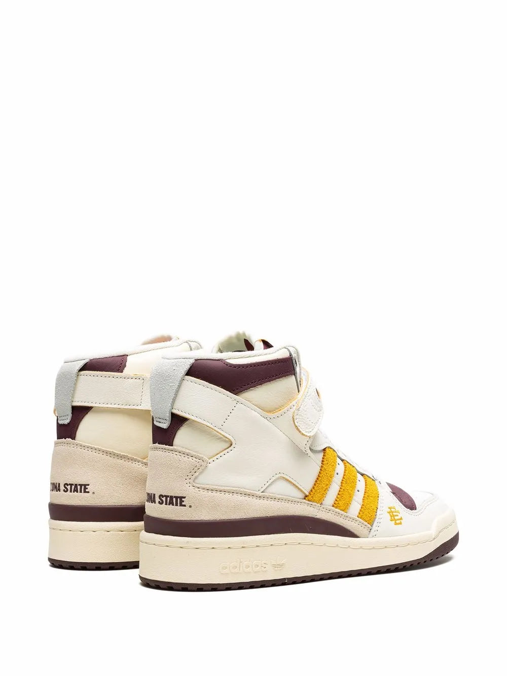 adidas X Eric Emanuel Forum 84 High Midnight Madness/Arizona Sun Devils Sneakers — Same as shown — Size US M 4 - US W 5.5 — Back View