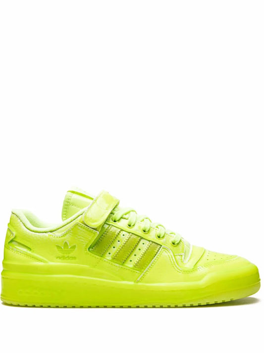 adidas X Jeremy Scott Forum Low Dipped Yellow Sneakers — Same as shown — Size US M 5 - US W 6.5 — Front View