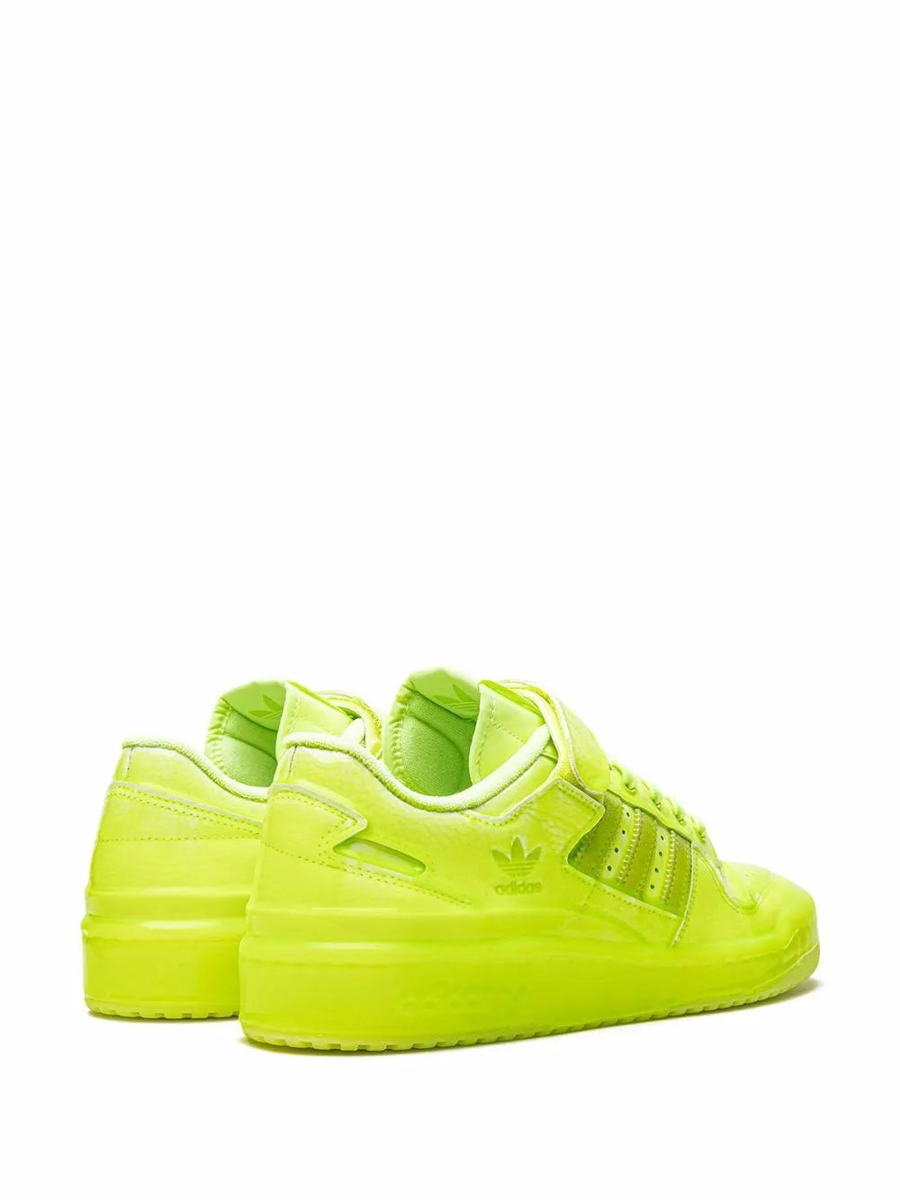 adidas X Jeremy Scott Forum Low Dipped Yellow Sneakers — Same as shown — Size US M 5 - US W 6.5 — Back View