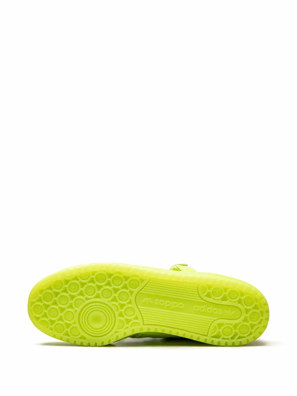 adidas X Jeremy Scott Forum Low Dipped Yellow Sneakers — Same as shown — Size US M 5 - US W 6.5 — Top View