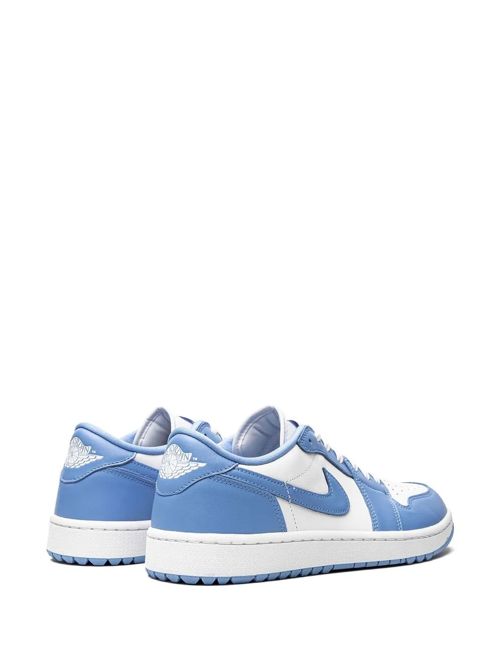 Air Jordan 1 Low Golf ?nc?Sneakers — White/University Blue — Size US M 9.5 - US W 11 — Back View