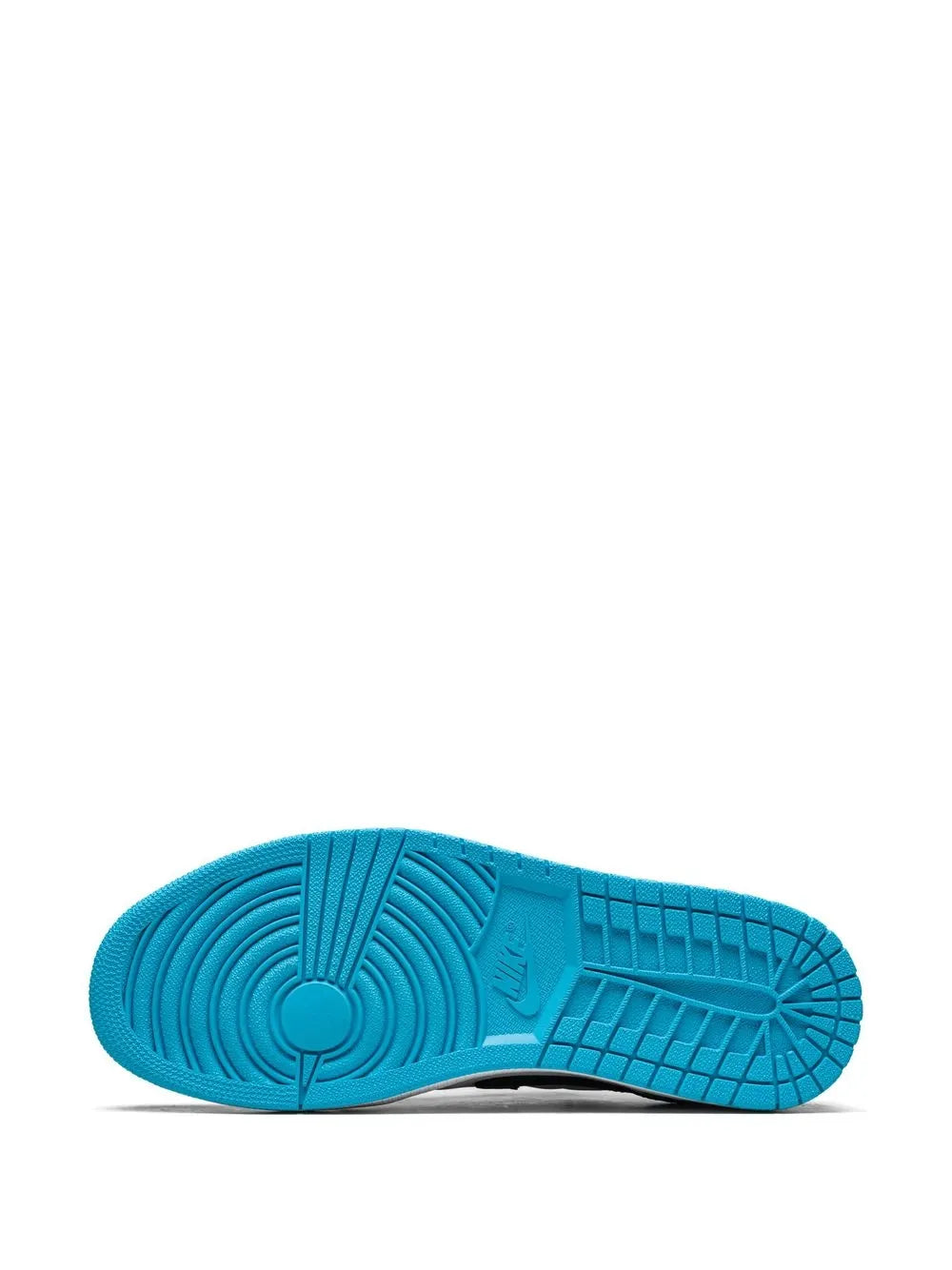 Air Jordan 1 Low Og Unc Sneakers — White/Black/Blue — Size US M 10.5 - US W 12 — Top View