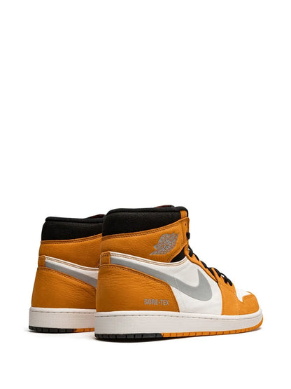 Air Jordan 1 Element Gore-Tex Light Curry Sneakers — Orange/White/Black — Size US M 6.5 - US W 8 — Back View