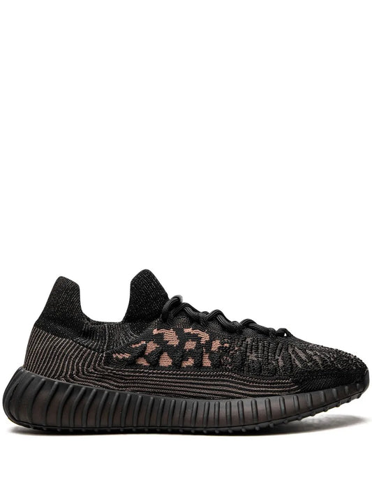 adidas Yeezy 350 Boost V2 Cmpct Slate Carbon Sneakers — Black — Size US M 6 - US W 7.5 — Front View