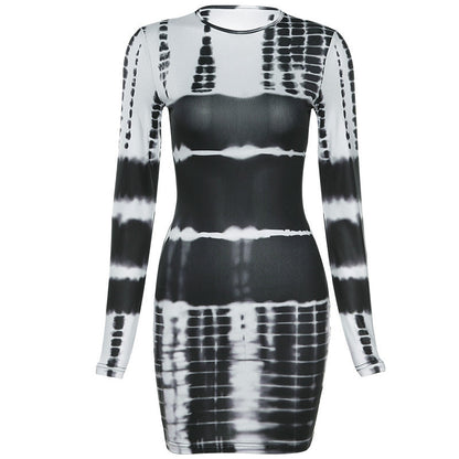 European And American  Women"s Fashion Round — Black — Size L — Top View