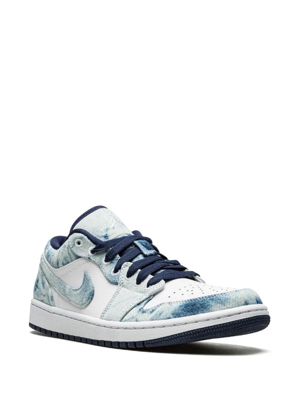 Air Jordan 1 Low Se Washed Denim Sneakers — Same as shown — Size US M 10.5 - US W 12 — Side View