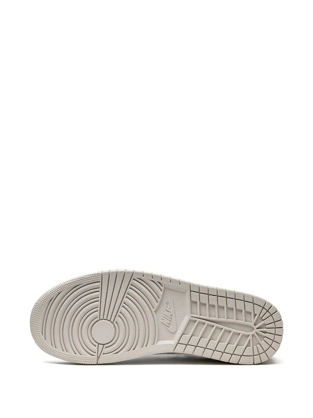 Air Jordan 1 Centre Court White/Metallic Gold/Light Ore Sneakers — Same as shown — Size US M 6.5 - US W 8 — Top View