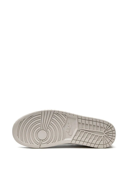 Air Jordan 1 Centre Court White/Metallic Gold/Light Ore Sneakers — Same as shown — Size US M 6.5 - US W 8 — Top View