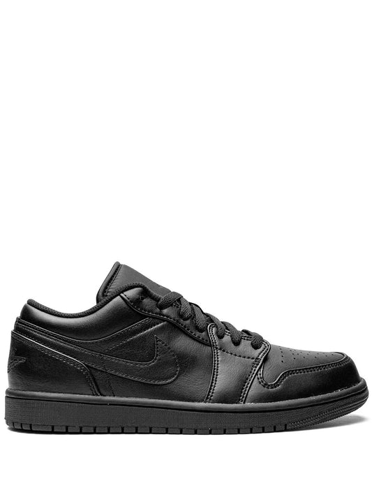 Air Jordan 1 Low Triple Black Sneakers — Black — Size US M 9.5 - US W 11 — Front View