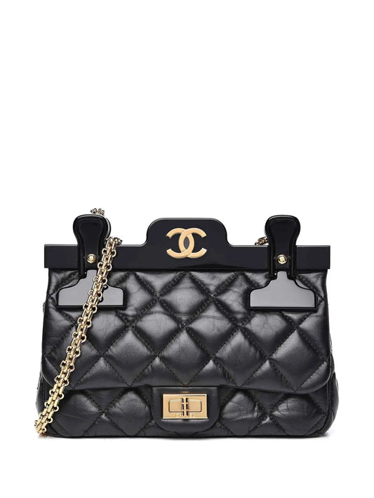 Chanel Pre Owned 2016 Small 255 Reissue Flap Hanger Shoulder Bag — Same as shown — Size One Size — Front View