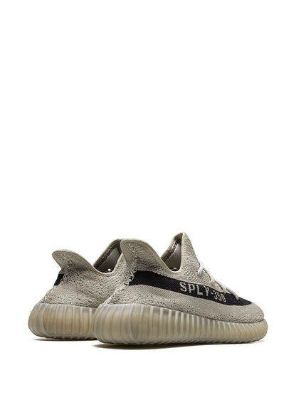 adidas Yeezy 350 Boost V2 Slate Sneakers — Slate Grey/Core Black — Size US M 6 - US W 7.5 — Back View