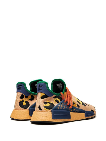 adidas X Pharrell Hu Nmd Animal Print Amber Sneakers — Cheetah Print — Size US M 6 - US W 7.5 — Back View
