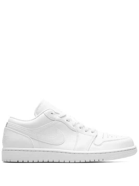 Air Jordan 1 Low White/White-White Sneakers — Same as shown — Size US M 9.5 - US W 11 — Front View