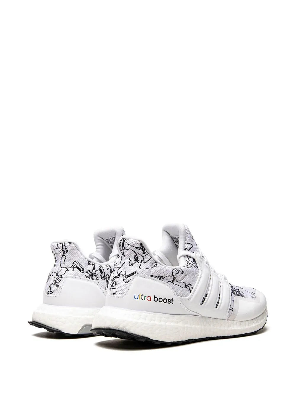 adidas X Disney Ultraboost Dna Sneakers — White/Black — Size US M 4 - US W 5.5 — Back View