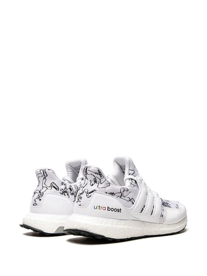 adidas X Disney Ultraboost Dna Sneakers — White/Black — Size US M 4 - US W 5.5 — Back View