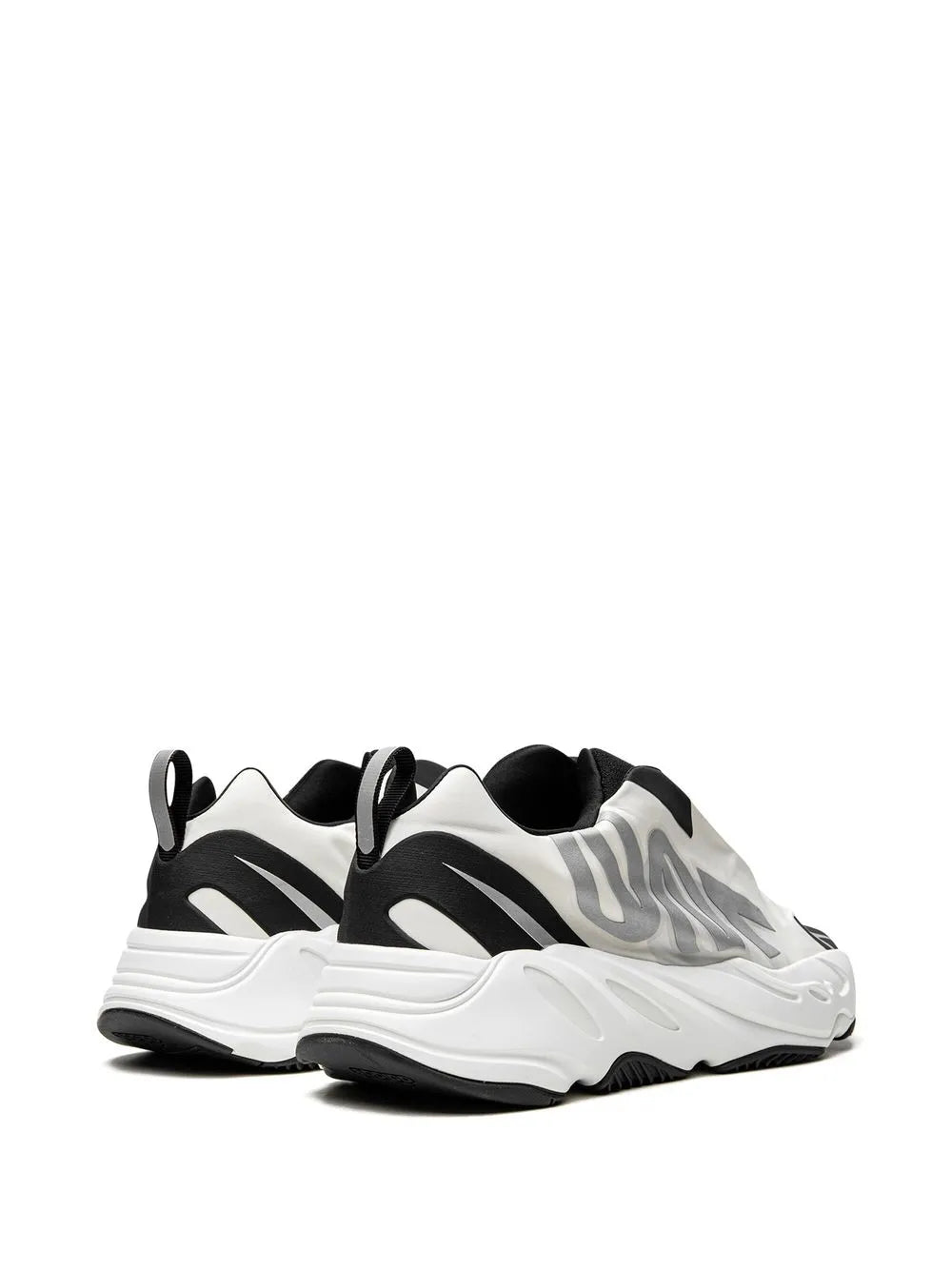 adidas Yeezy 700 Mnvn Laceless Analog Sneakers — White — Size US M 9 - US W 10.5 — Back View