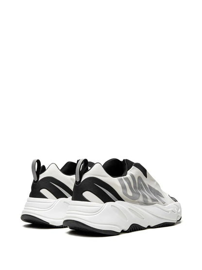 adidas Yeezy 700 Mnvn Laceless Analog Sneakers — White — Size US M 9 - US W 10.5 — Back View