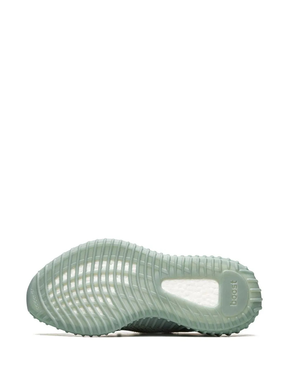 adidas Yeezy Boost 350 V2 Salt Sneakers — Light Green — Size US M 5.5 - US W 7 — Top View