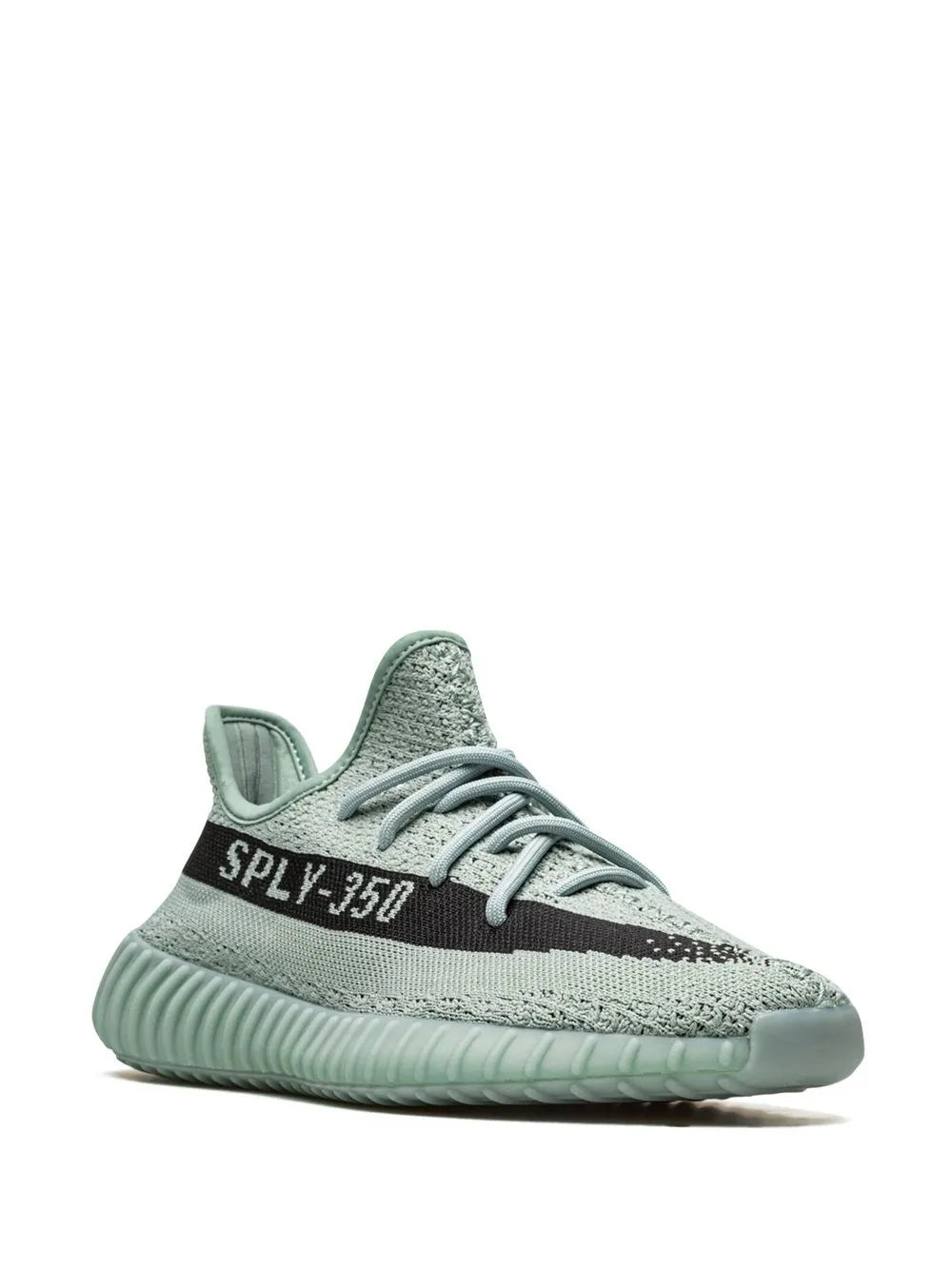 adidas Yeezy Boost 350 V2 Salt Sneakers — Light Green — Size US M 5.5 - US W 7 — Side View