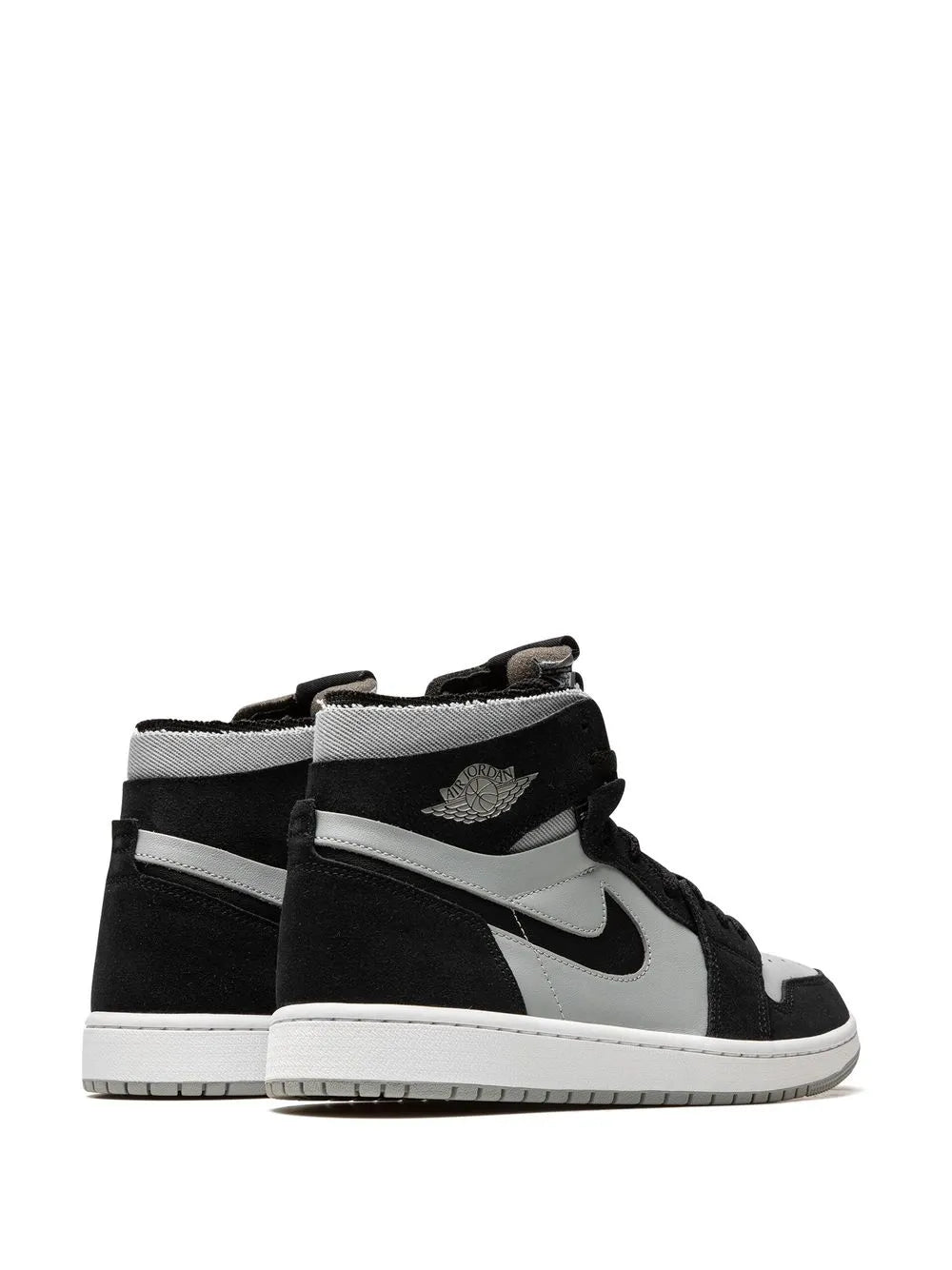 Air Jordan 1 Cmft Black/Grey Sneakers — Black/Grey — Size US M 6.5 - US W 8 — Back View
